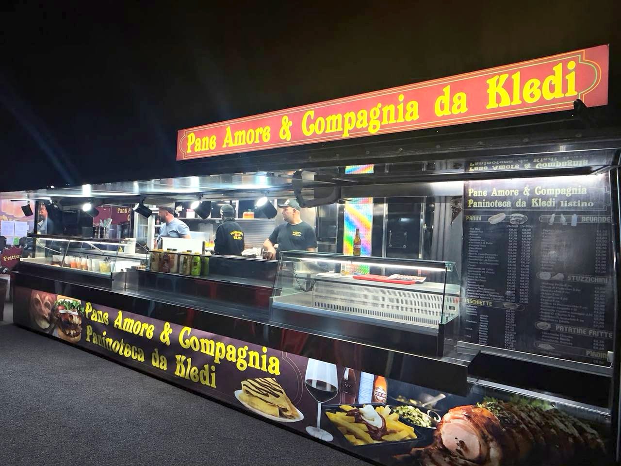 La roulotte Pane Amore & Compagnia, Paninoteca da Kledi
